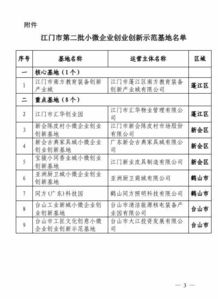 1家市級(jí)創(chuàng)業(yè)創(chuàng)新示范基地