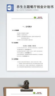 計劃書,養(yǎng)生,創(chuàng)新,運動