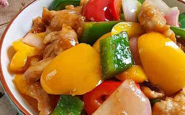 怎么炒彩椒炒肉,營(yíng)養(yǎng)彩椒炒牛肉是怎么做的視頻圖4