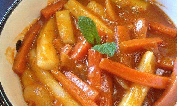 韓國(guó)黃蘿卜的做法,韓式黃蘿卜什么味道圖2