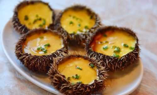 海膽蒸蛋是什么樣子
