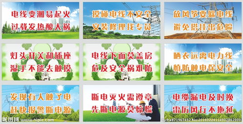 安全用電知識標(biāo)語