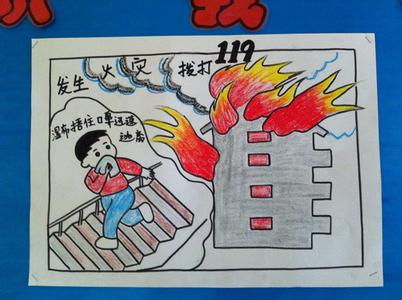 小孩安全知識(shí)簡(jiǎn)筆畫
