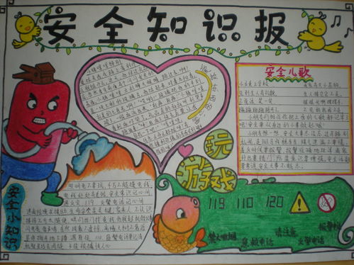 安全知識手抄報幼兒園