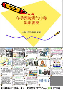 冬季防煤氣中毒安全知識ppt