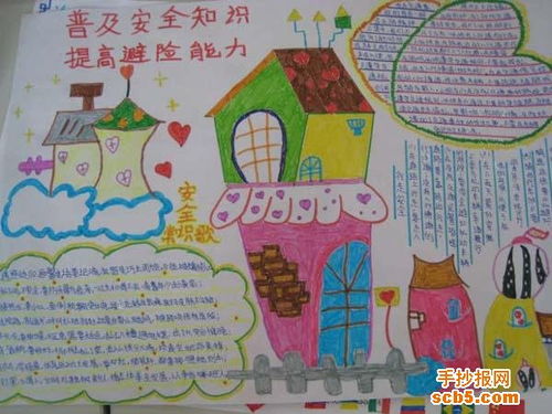 普及安全應(yīng)急知識(shí)手抄報(bào)