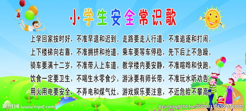小學(xué)生安全知識(shí)歌大全
