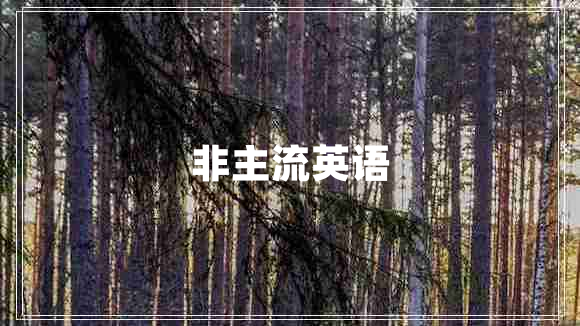 非主流英語