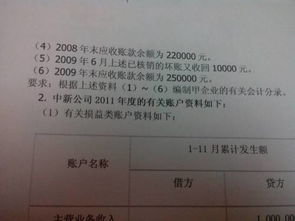 壞賬損失核算的會(huì)計(jì)科目