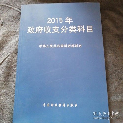 政府財政會計科目分類