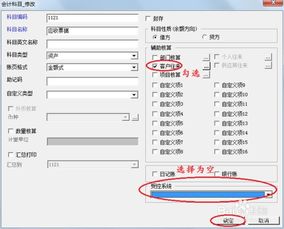 用友erp-u8會計科目設置