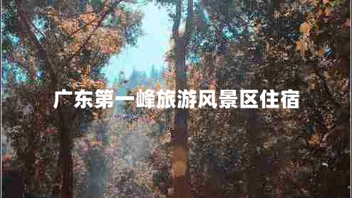 廣東第一峰旅游風景區(qū)住宿