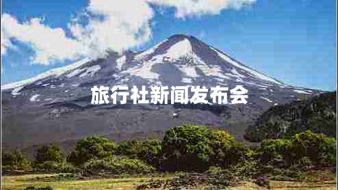 旅行社新聞發(fā)布會