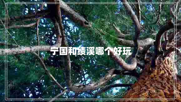 寧國(guó)和績(jī)溪哪個(gè)好玩