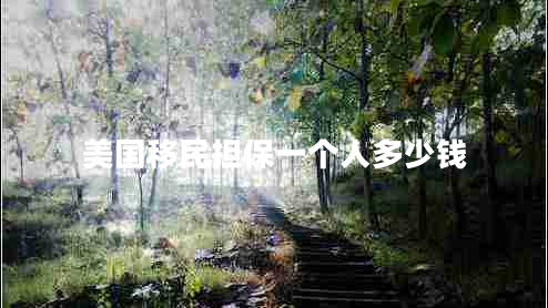 美國(guó)移民擔(dān)保一個(gè)人多少錢