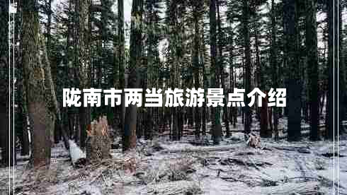 隴南市兩當旅游景點介紹