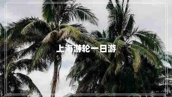 上海游輪一日游