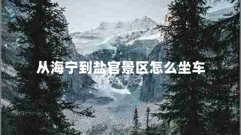 從海寧到鹽官景區(qū)怎么坐車