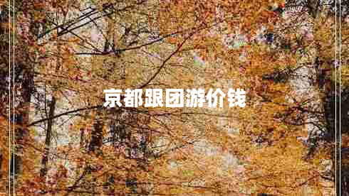 京都跟團游價錢
