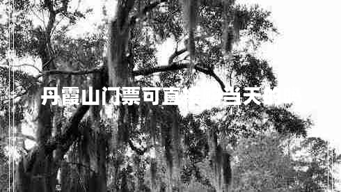 丹霞山門票可直接購當天的嗎