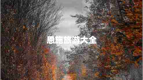 恩施旅游大全 恩施旅游大全