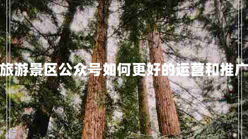 旅游景區(qū)公眾號(hào)如何更好的運(yùn)營和推廣