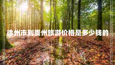 徐州市到貴州旅游價(jià)格是多少錢的