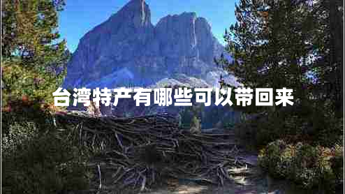 臺(tái)灣特產(chǎn)有哪些可以帶回來(lái)