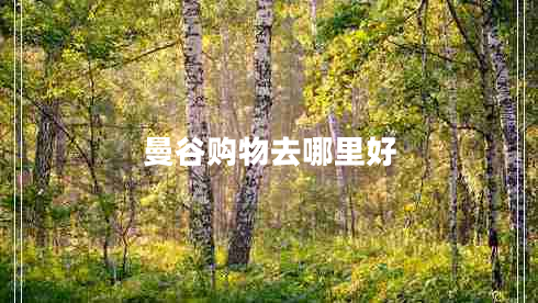 曼谷購(gòu)物去哪里好