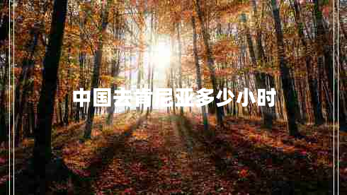 中國去肯尼亞多少小時