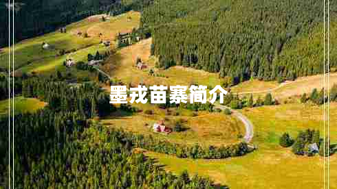 墨戎苗寨簡介