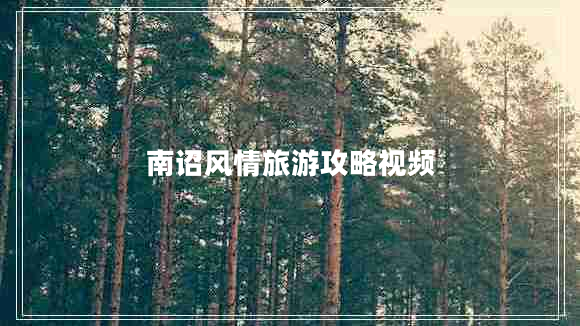 南詔風情旅游攻略視頻