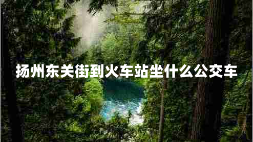 揚州東關(guān)街到火車站坐什么公交車