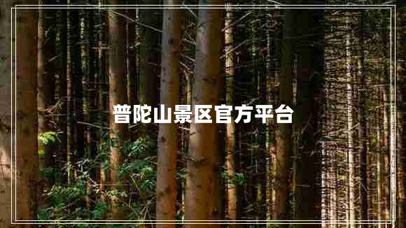 普陀山景區(qū)官方平臺