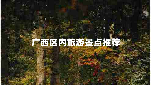 廣西區(qū)內旅游景點推薦