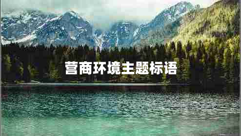 營商環(huán)境主題標(biāo)語