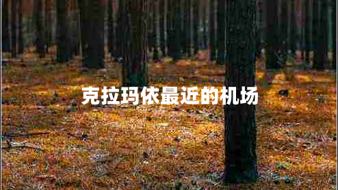 克拉瑪依最近的機(jī)場(chǎng)