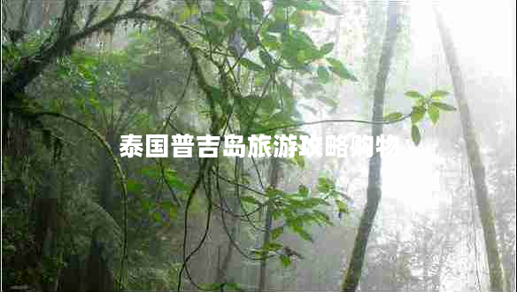 泰國(guó)普吉島旅游攻略購(gòu)物