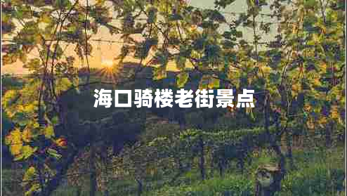 ?？隍T樓老街景點