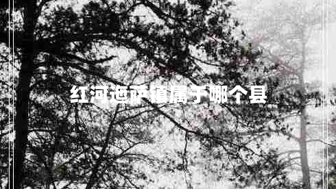 紅河迤薩鎮(zhèn)屬于哪個縣