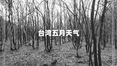 臺(tái)灣五月天氣