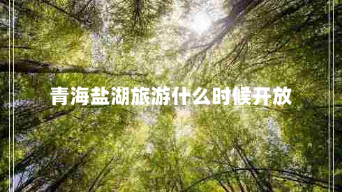 青海鹽湖旅游什么時候開放