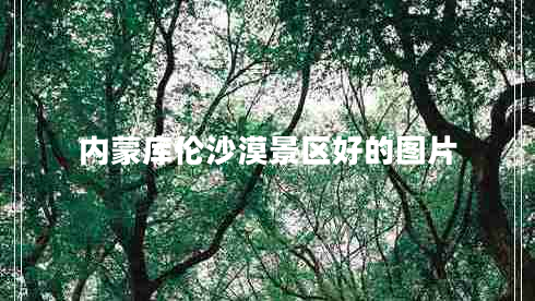 內(nèi)蒙庫(kù)倫沙漠景區(qū)好的圖片