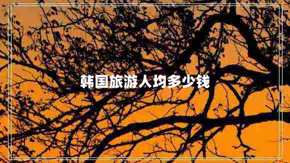 韓國(guó)旅游人均多少錢(qián)