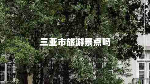 三亞市旅游景點嗎