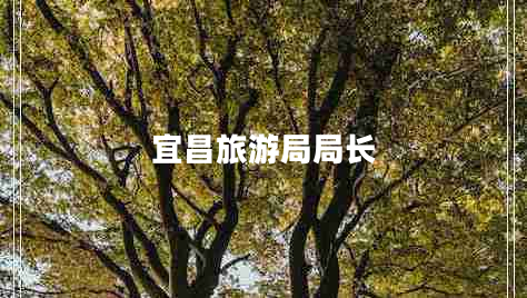宜昌旅游局局長(zhǎng)