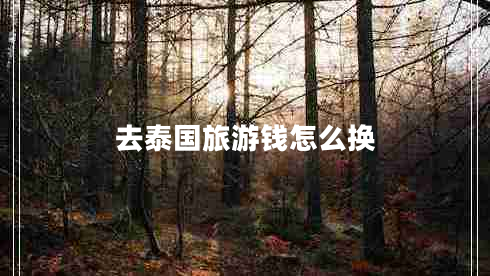 去泰國(guó)旅游錢怎么換