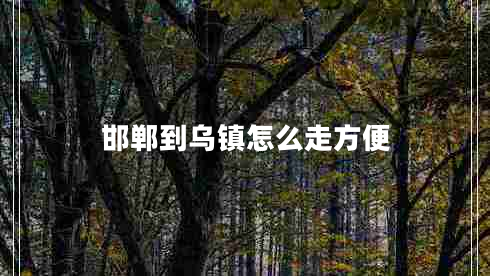 邯鄲到烏鎮(zhèn)怎么走方便 邯鄲到烏鎮(zhèn)怎么走方便