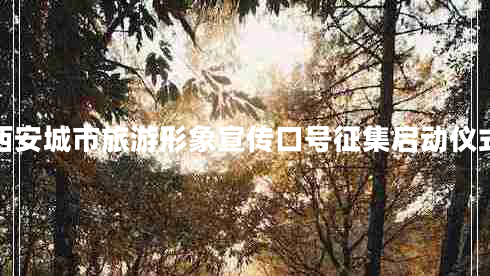 西安城市旅游形象宣傳口號(hào)征集啟動(dòng)儀式