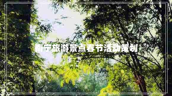 南寧旅游景點(diǎn)春節(jié)活動(dòng)策劃